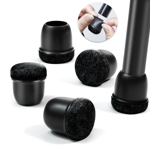 8pcs black round silicone - 8pcs,