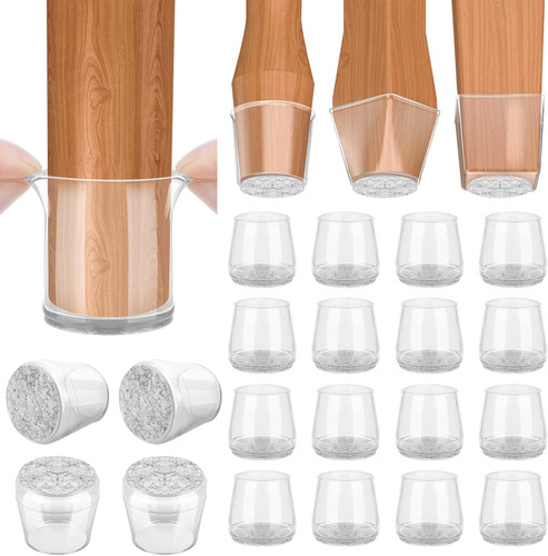 16pcs silicone chair leg floor - silicone,