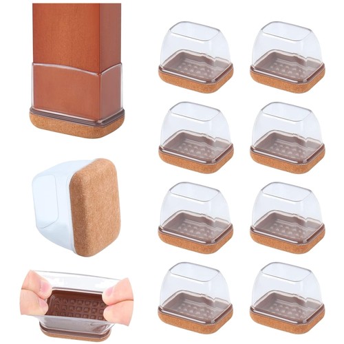 Clear silicone chair leg floor - silicone,