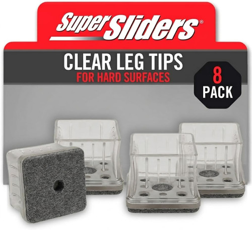 Inch square chair leg tips - 1,