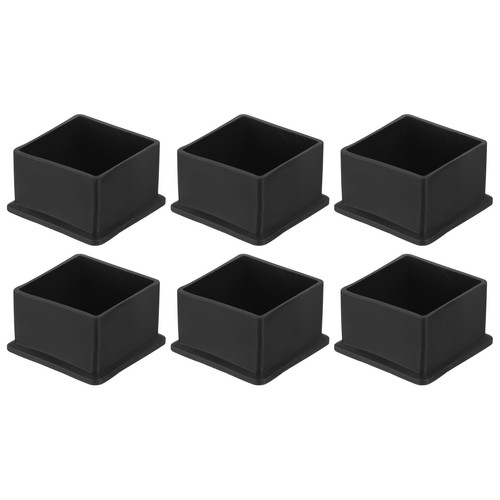 6pcs pvc square chair leg - square,