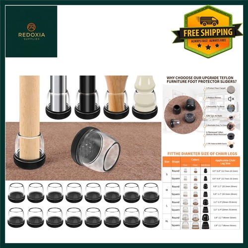 Reusable chair leg feet - reusable,